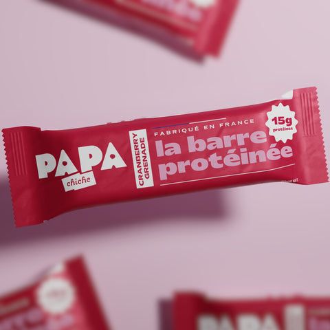 Barre Protéinée Crunchy Cranberry et Grenade