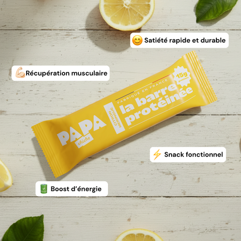 Barre Protéinée Crunchy Citron Meringué