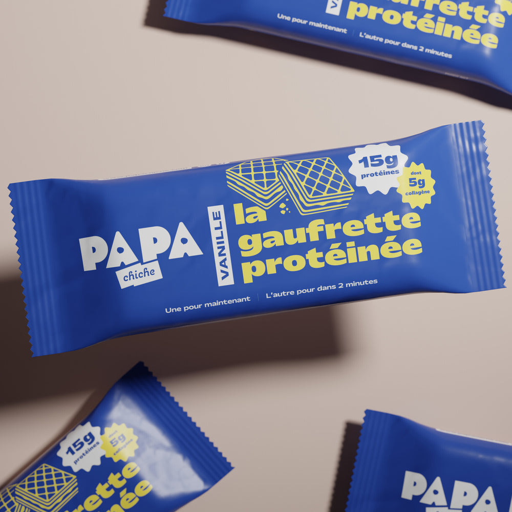 Gaufrette Protéinée au collagène Vanille