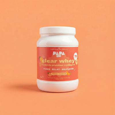 Clear Whey + Collagène Pêche Mangue