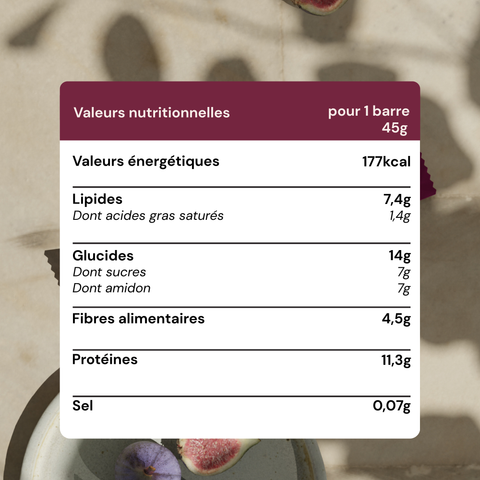 Barre Bio Figue Amande (DLUO 03/26)