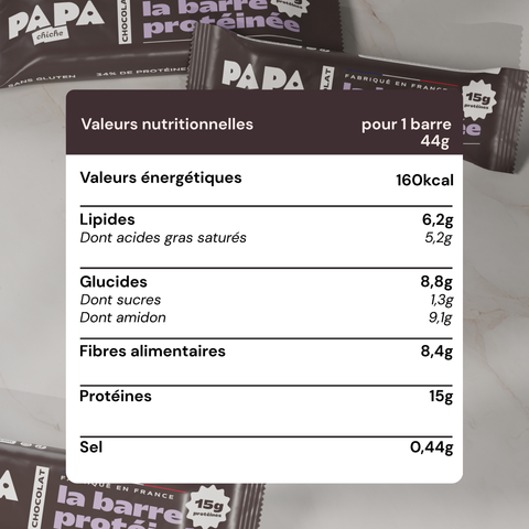 Barre Protéinée Crunchy Chocolat (DLUO 03/26)