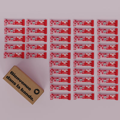 40 barres framboise-grenade (date courte)