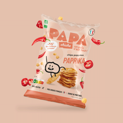 Chips poppées Paprika