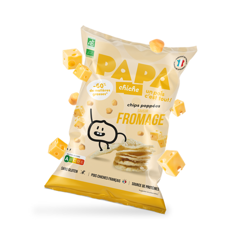 Chips Poppées au Fromage (Vegan)