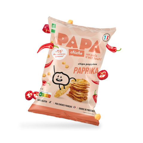 Chips Poppées au Paprika