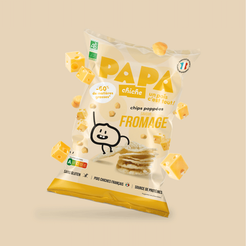 Chips Poppées au Fromage (Vegan)